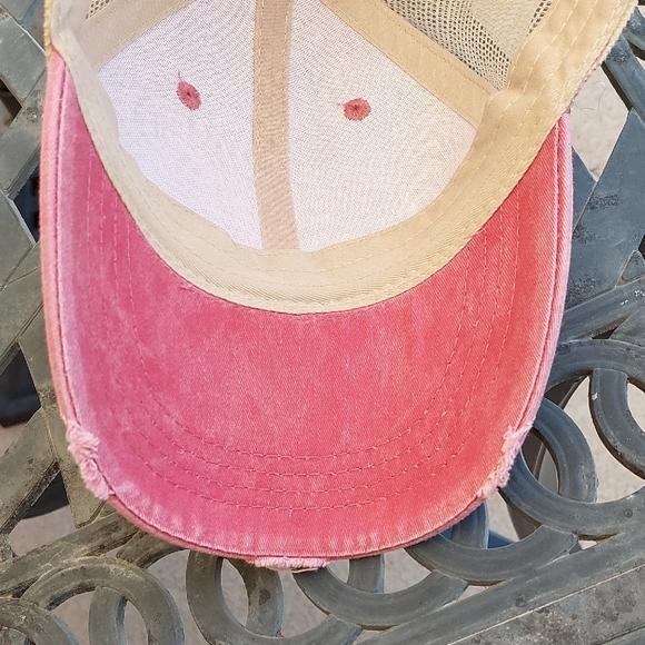 Pink Baseball Hat With 'Say Watt' On Front - Picture 7 of 8